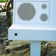 Illustration for article titled Park Bench-Sized Ghetto Blaster Plays Music Via Bluetooth